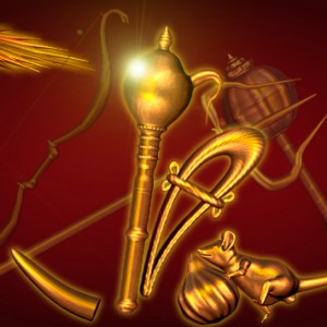 Weapons and Insignias.
